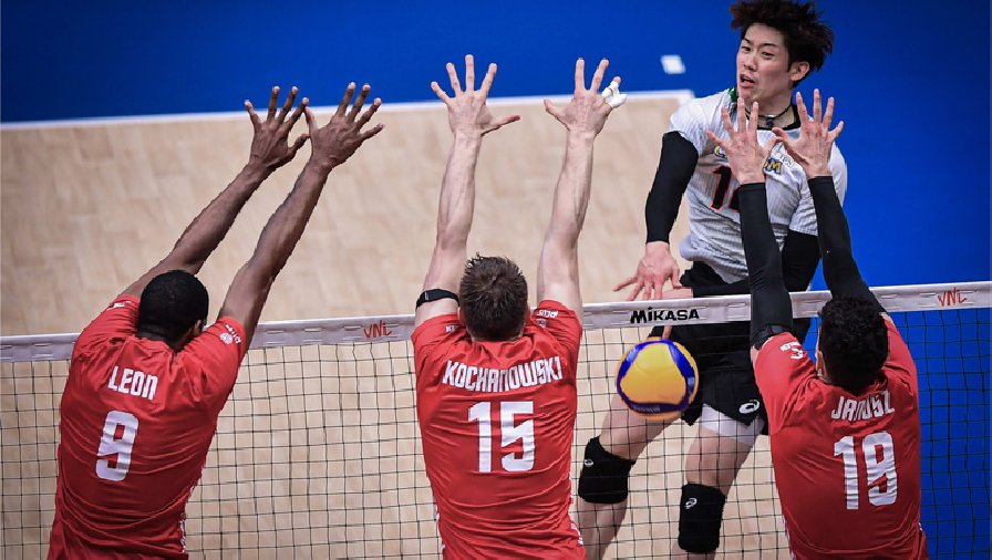 Kết quả bóng chuyền nam bán kết Volleyball Nations League 2023