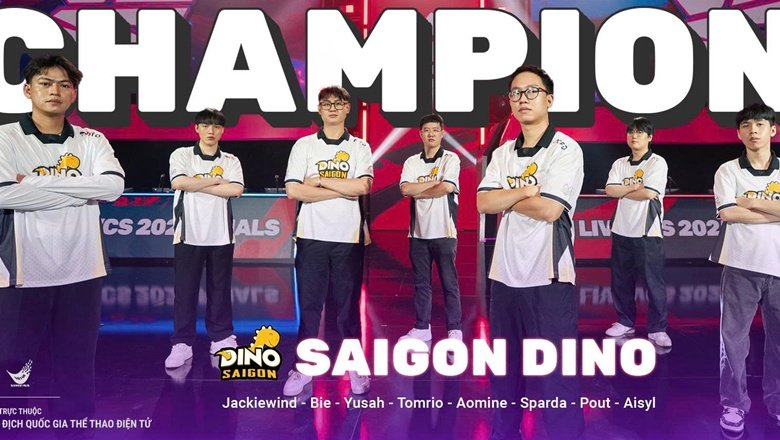 Saigon Dino lên ngôi vô địch VCS, giành vé tham dự vòng Thăng hạng LCP 2026