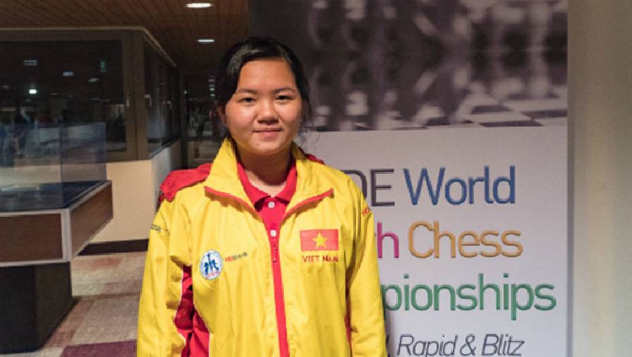 Bạch Ngọc Thùy Dương dẫn đầu giải cờ vua trẻ thế giới với thành tích bất bại