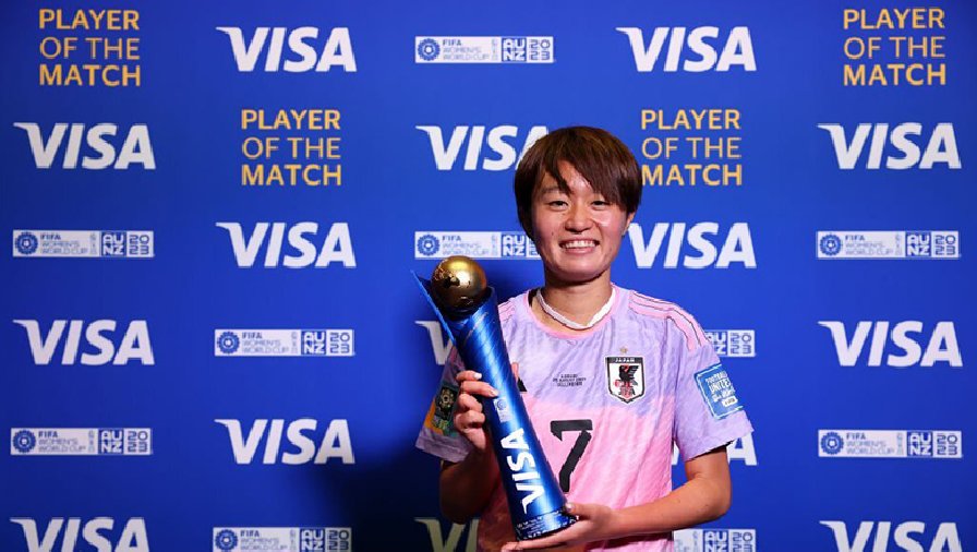 Tiền đạo Nhật Bản trở thành vua phá lưới World Cup nữ 2023