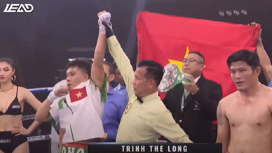 Trịnh Thế Long thắng TKO sau hiệp 7, giành đai bạc WBC châu Á