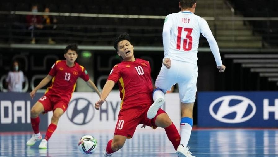 ĐT futsal Việt Nam mất Đức Tùng ở trận đấu với Nga
