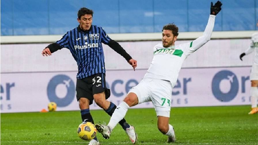 Tỷ số Atalanta vs Sassuolo 2-1: Kết quả hợp lý