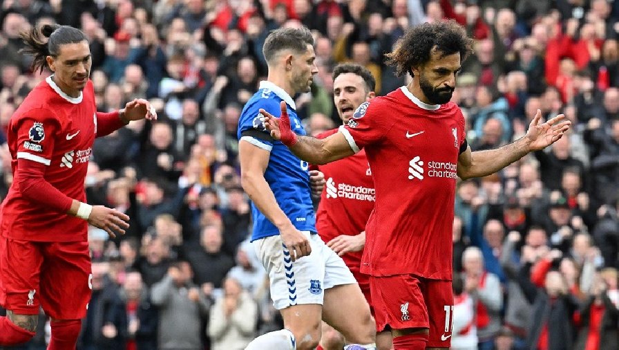 Kết quả bóng đá Liverpool vs Everton: Bước ngoặt thẻ đỏ, khác biệt từ chấm 11m