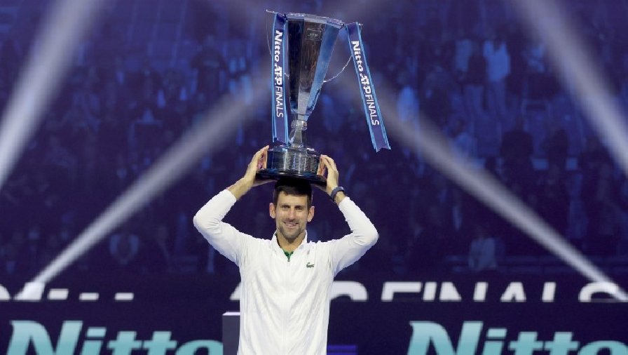 Djokovic lập hàng loạt kỷ lục với chức vô địch ATP Finals thứ sáu