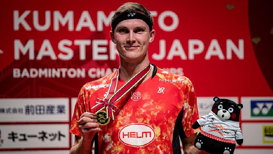 Axelsen, Yamaguchi rút lui khỏi giải cầu lông China Masters