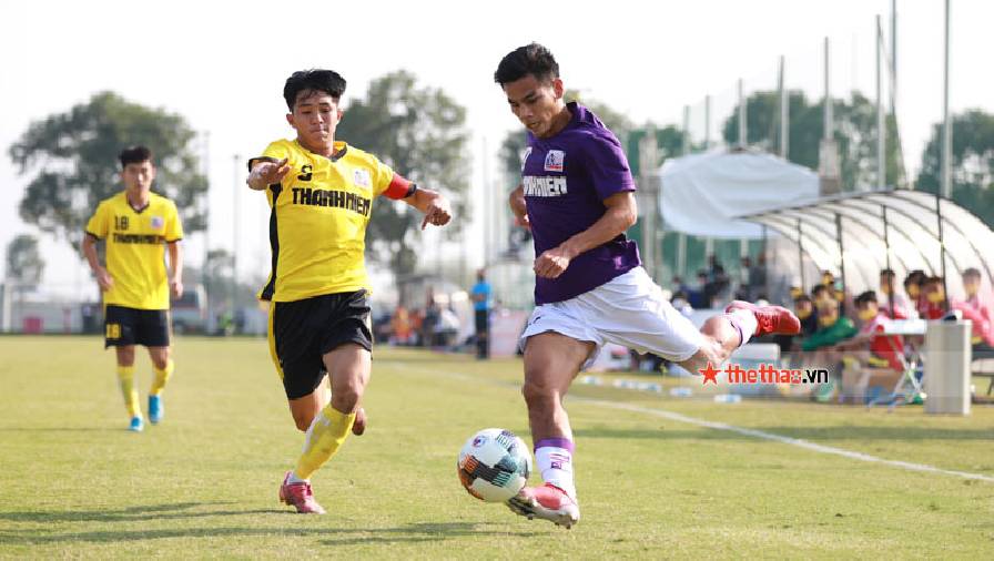 Kết quả VCK U21 Quốc gia: Hà Nội giành lại ngôi đầu bảng sau chiến thắng trước Nutifood