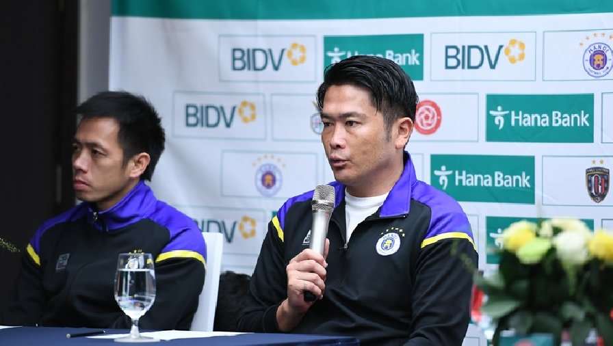 HLV Nhật Bản ra mắt Hà Nội FC ở trận gặp Thể Công Viettel tại Hana Play Cup presented by BIDV