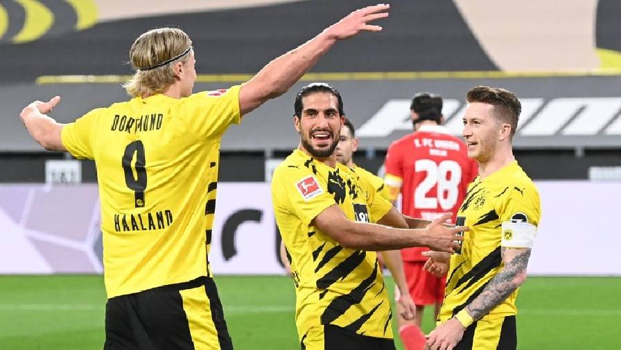 Kết quả vòng 30 giải VĐQG Đức mới nhất hôm nay 22/4: Thắng dễ, Dortmund bám đuổi top 4