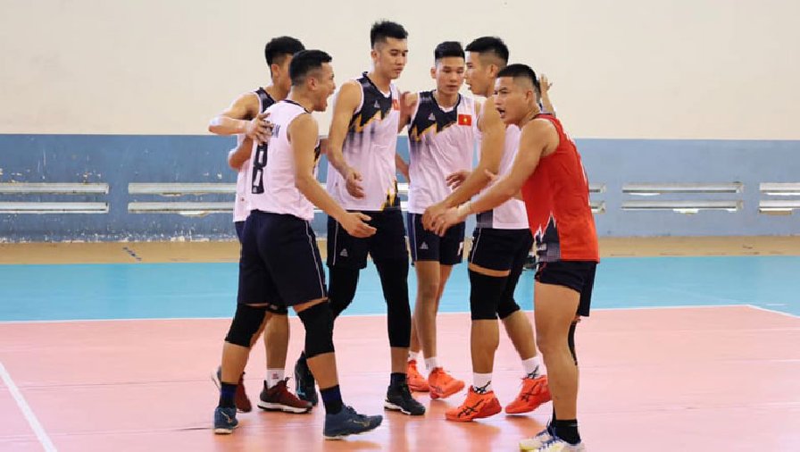 Đội tuyển bóng chuyền nam quốc gia chốt danh sách 16 VĐV sau chuyến tập huấn Khánh Hòa