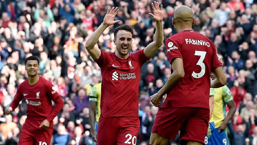 Kết quả bóng đá Liverpool vs Nottingham Forest: Jota, Salah níu giữ hy vọng Top 4