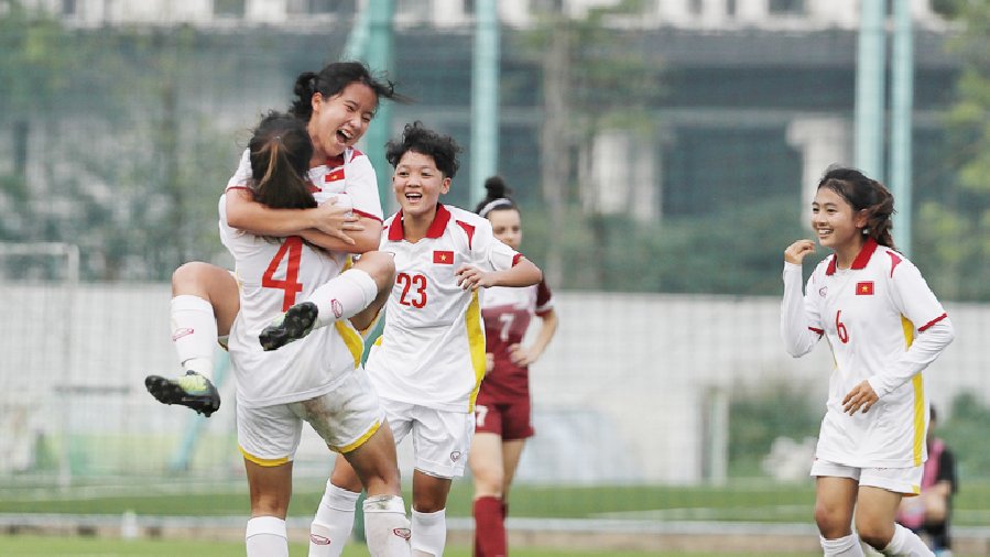 U17 nữ Việt Nam đại thắng 5-0 ở trận ra quân tại vòng loại châu Á 2024