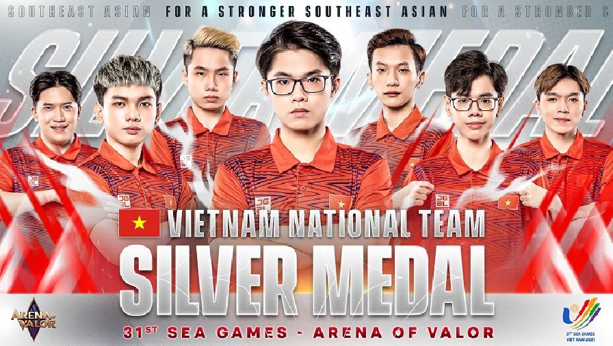 Đội tuyển Liên Quân Mobile Việt Nam giành Huy chương bạc SEA Games 31