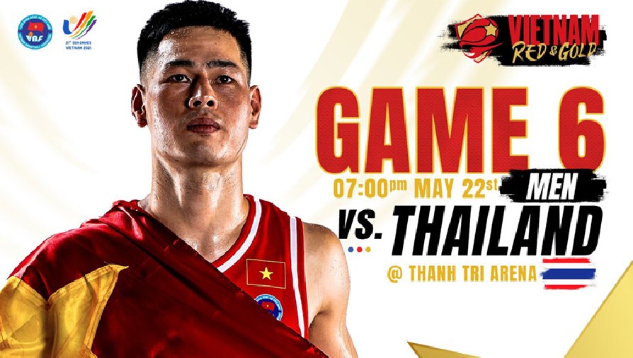 Link xem trực tiếp bóng rổ Việt Nam vs Thái Lan SEA Games 31 ngày 22/5