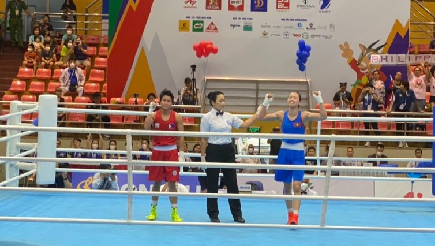 Nguyễn Thị Tâm mang về HCV đầu tiên cho Boxing Việt Nam ở SEA Games 31