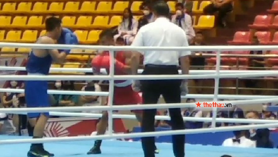 Trần Văn Thảo thua đương kim vô địch Boxing SEA Games