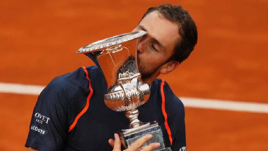 Kết quả tennis hôm nay 22/5: Medvedev vô địch Rome Masters 2023