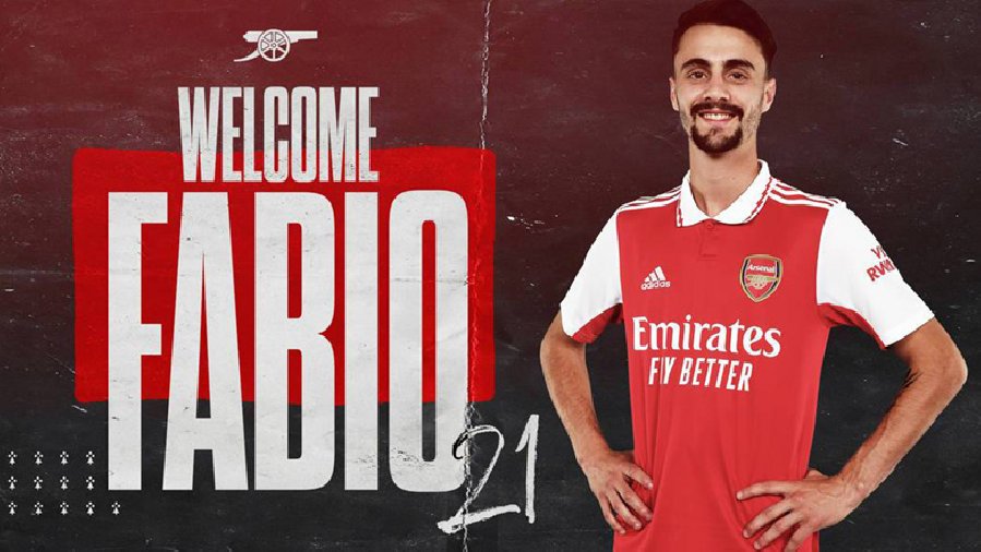 CHÍNH THỨC: Arsenal hoàn tất ký hợp đồng 5 năm với Fabio Vieira