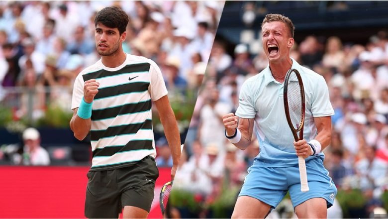 Lịch thi đấu tennis ngày 22/6: Chung kết Queen’s Club - Alcaraz đấu Lehecka