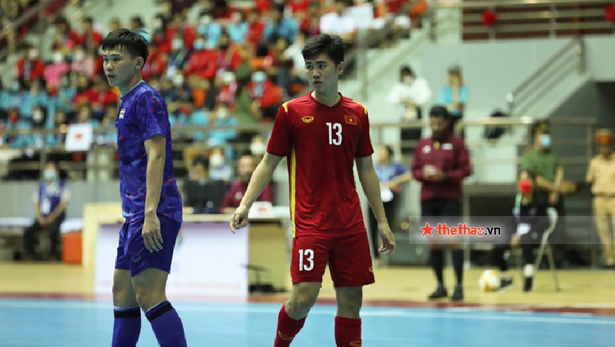 ĐT Futsal Việt Nam có đối thủ mới tại giải giao hữu Quốc tế trước ngày bốc thăm