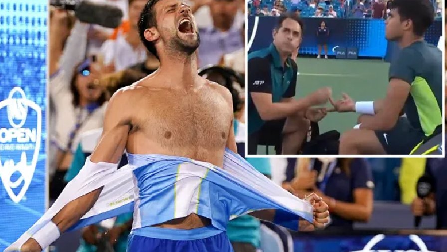 Chiếc áo xé toang và bản lĩnh của Djokovic