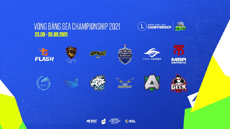 Lịch thi đấu vòng play-off SEA Championship 2021 mới nhất hôm nay