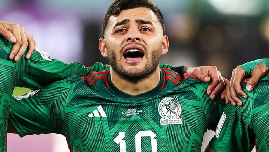 Cầu thủ Mexico tự hào đến rơi lệ khi hát quốc ca tại World Cup 2022