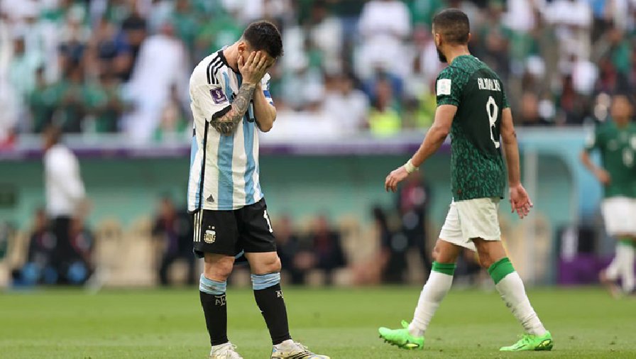 Kết quả bóng đá Argentina vs Saudi Arabia: Địa chấn tại Trung Đông