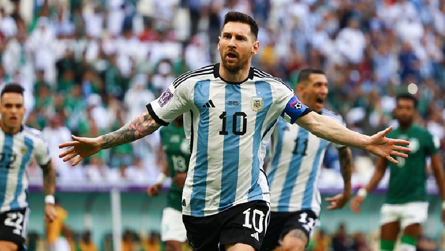 Messi và Argentina phá những kỷ lục nào ở trận đấu với Saudi Arabia?
