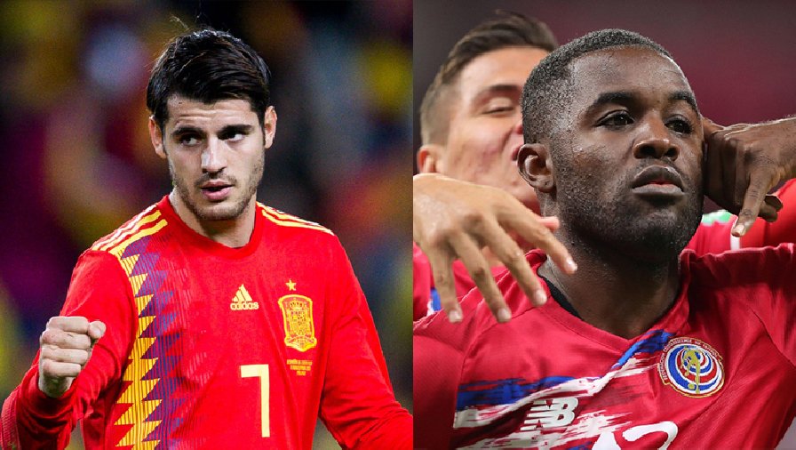 Xem trận Tây Ban Nha vs Costa Rica trực tiếp trên kênh nào, ở đâu?
