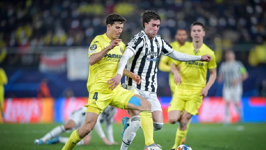 Juventus hòa Villarreal trong ngày Vlahovic đi vào lịch sử Cúp C1 châu Âu
