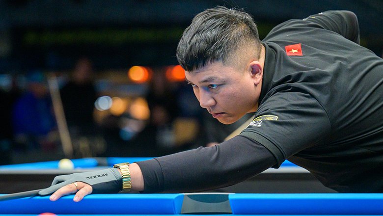 Nguyễn Hoàng Minh Tài khuất phục cơ thủ Singapore, vào vòng 32 Las Vegas Open 2025