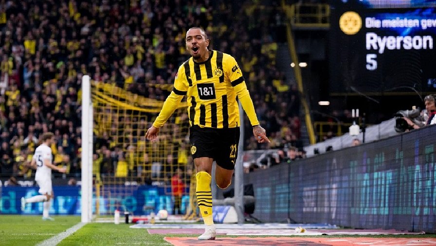 Kết quả bóng đá Dortmund vs Frankfurt: Đại thắng ‘4 sao’, độc chiếm ngôi đầu