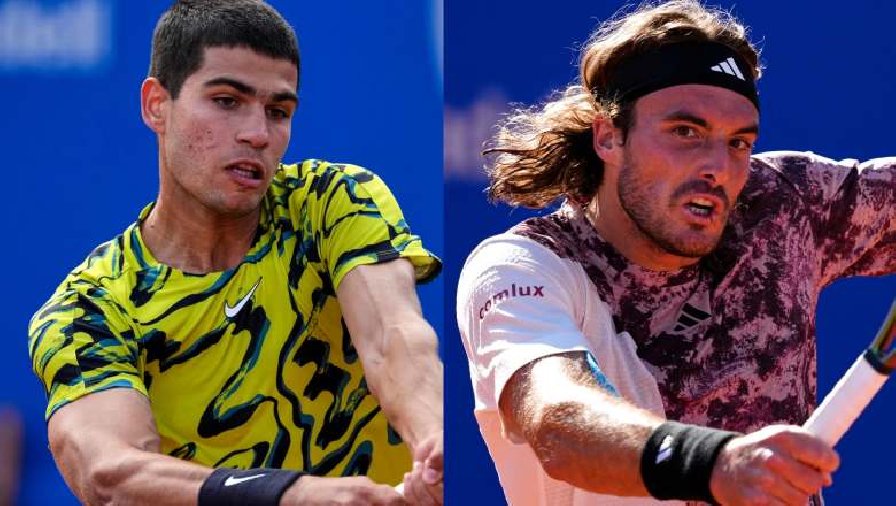 Kết quả tennis hôm nay 23/4: Alcaraz và Tsitsipas vào Chung kết Barcelona Open
