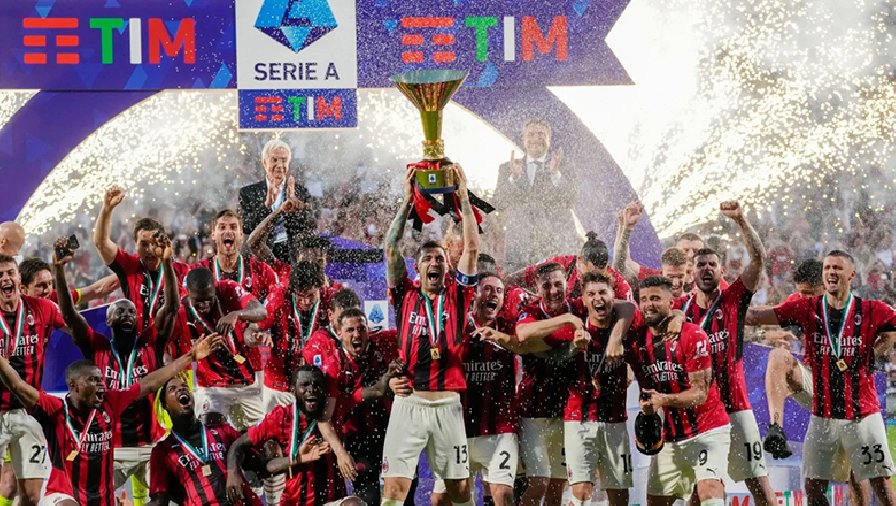 Tổng kết Serie A mùa 2021/22: AC Milan cân bằng thành tích của Inter