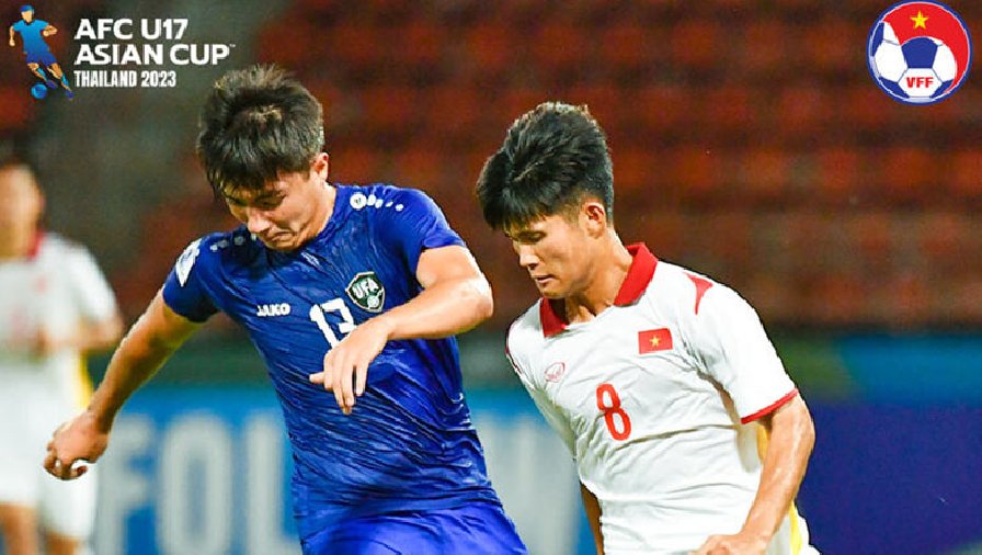 U17 Việt Nam dừng bước tại VCK U17 châu Á 2023 ở vị trí cuối bảng