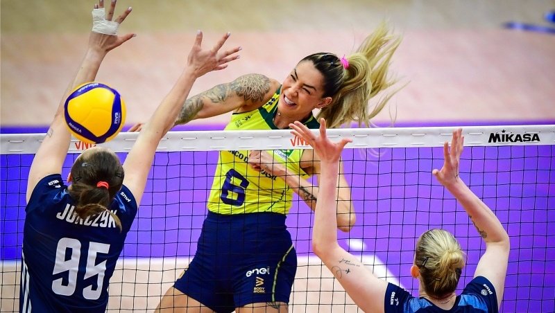 Bóng chuyền nữ Brazil thua cay đắng, trắng tay rời Volleyball Nations League 2024
