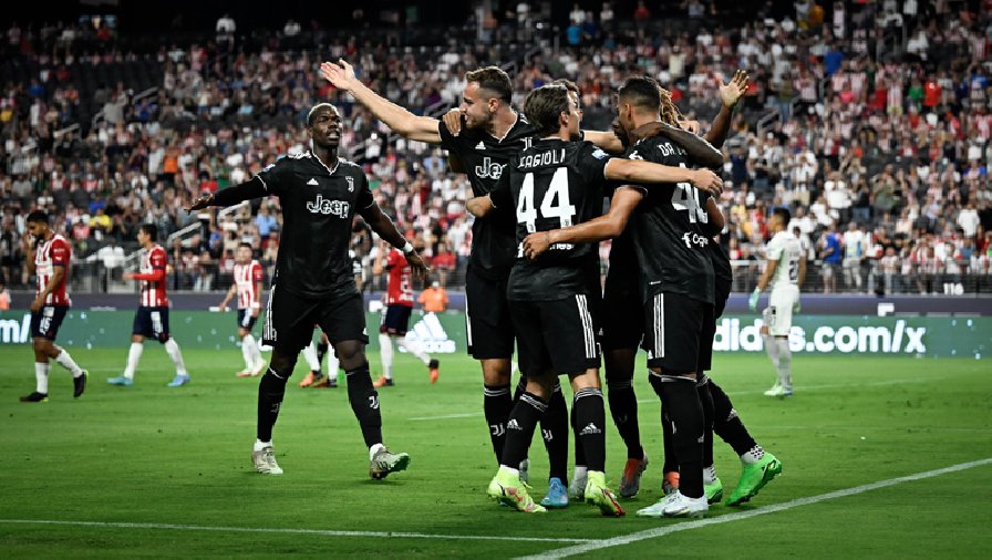 Pogba đá chính, Juventus thắng trận giao hữu đầu tiên trong Hè 2022