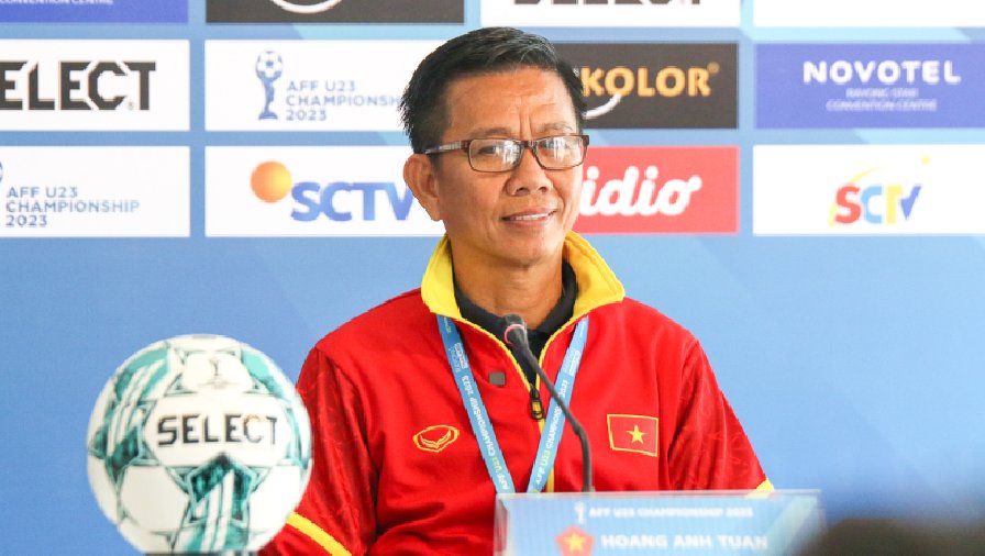 HLV Hoàng Anh Tuấn sẵn sàng cho kịch bản U23 Việt Nam thua Malaysia