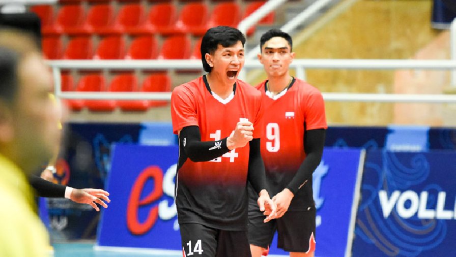 Tuyển bóng chuyền nam Indonesia thua cay đắng trước Hàn Quốc, bị loại ở giải Vô địch châu Á 2023