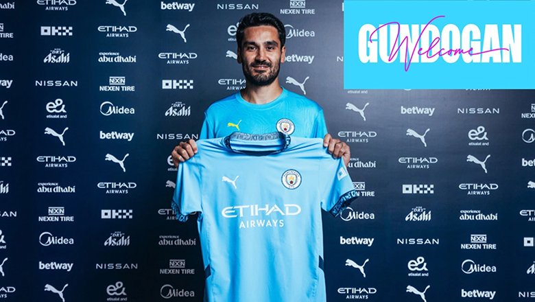 Gundogan chính thức rời Barcelona theo dạng tự do, tái hợp Man City sau 1 năm