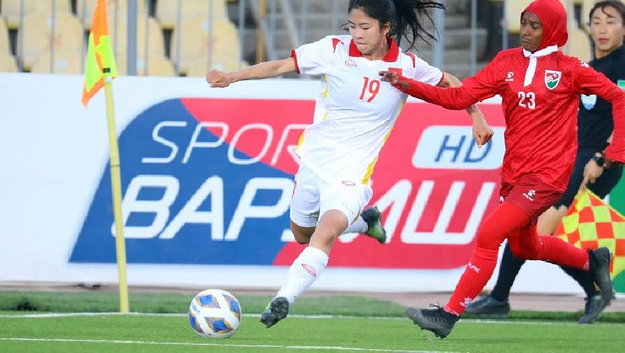 ĐT nữ Việt Nam được thưởng 300 triệu sau trận thắng Maldives