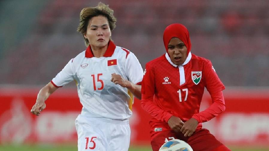 Tuyển nữ Việt Nam phá kỷ lục ghi bàn trong 1 trận chính thức khi thắng Maldives 16-0