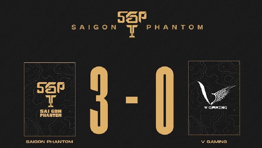 ĐTDV mùa Đông 2021: Saigon Phantom vùi dập V Gaming để độc chiếm ngôi đầu