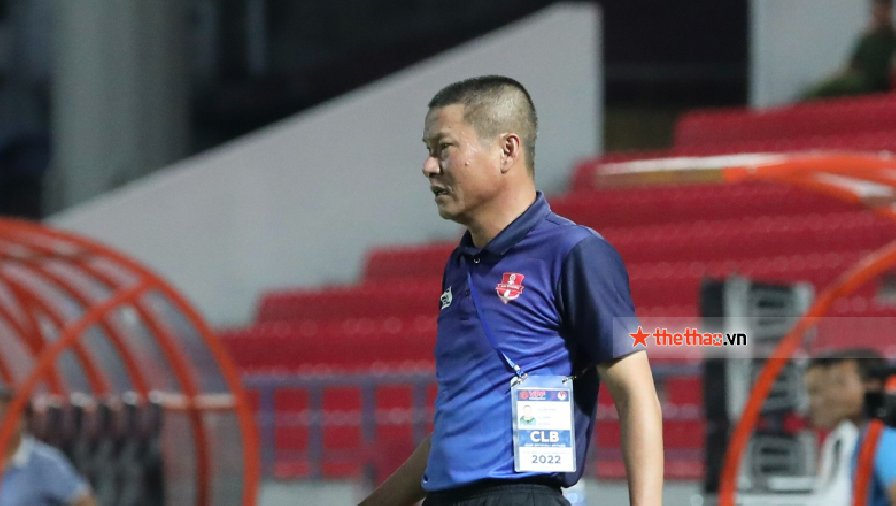 HLV Chu Đình Nghiêm khiêm tốn đặt mục tiêu top 3 dù vừa đánh bại Hà Nội FC