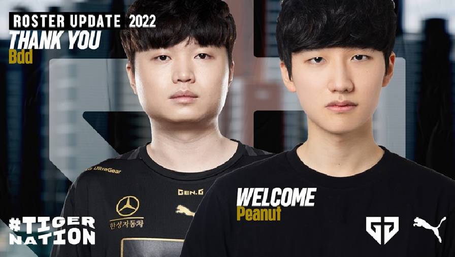 Gen.G Esports chiêu mộ Peanut, chia tay Bdd