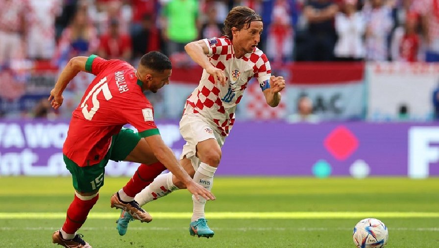 Kết quả bóng đá Morocco vs Croatia: Nhạt nhòa á quân, mình Modric là không đủ