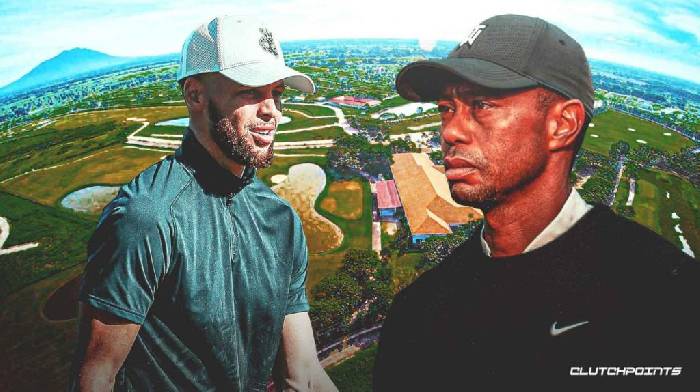 Tâm trí Stephen Curry hướng về Tiger Woods sau tai nạn kinh hoàng