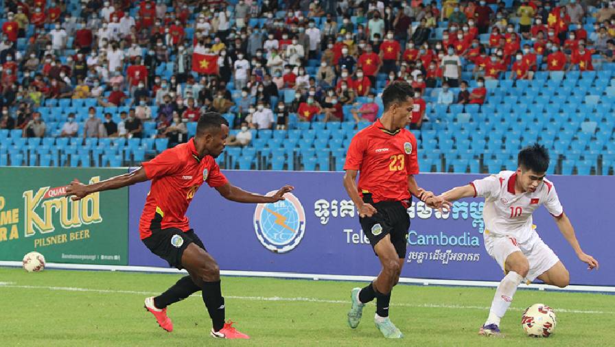 U23 Timor Leste tập đá penalty vẫn thua Việt Nam