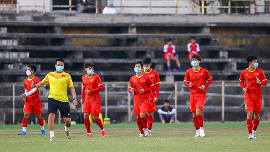 U23 Việt Nam có 10 cầu thủ trong buổi tập trước trận gặp Timor Leste